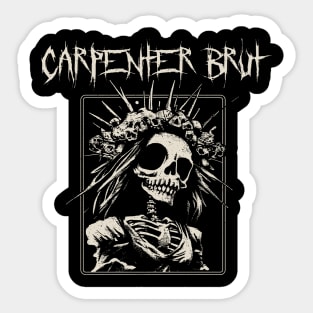 brut bride skeleton Sticker